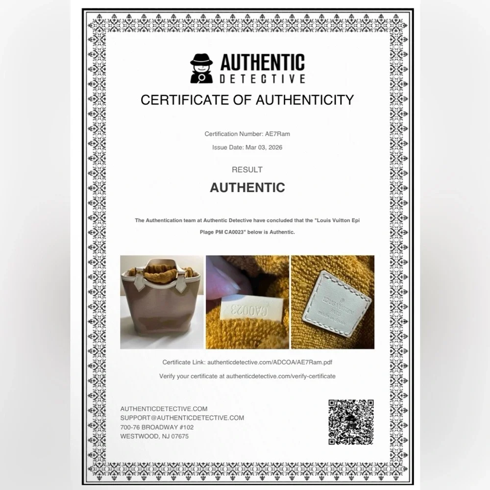 Louis Vuitton Epi Plage Lagoon Bay Tote with COA and LV Dust Bag - EUC - Picture 2 of 15